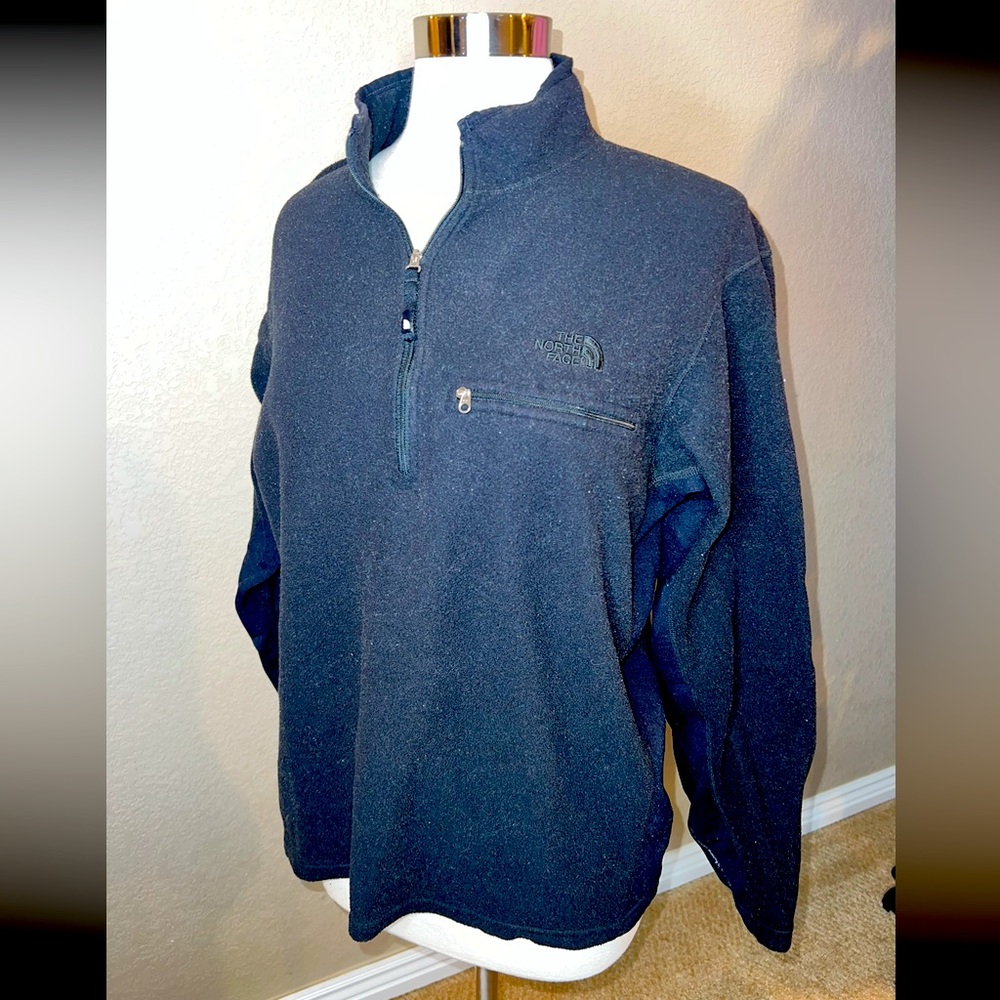 North face men’s XL black quarter zip